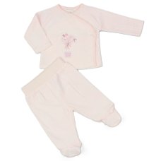 M15971: Baby Girls 2 Piece Velour Outfit (0-9 Months)